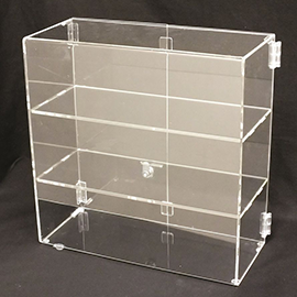 Acrylic Display Cabinet With Lock - Rectangular Locking Clear Acrylic  Display Case