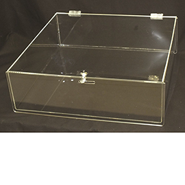 Acrylic Display Cabinet With Lock - Rectangular Locking Clear Acrylic  Display Case