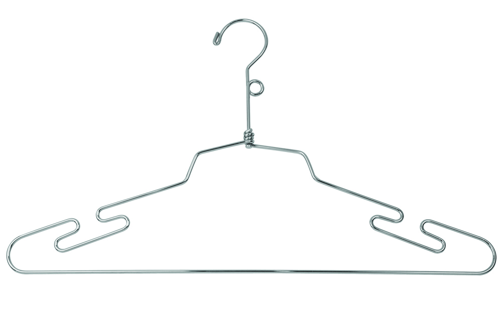 Wire Clothes Hangers - Suit Hanger - Chrome Clothes Hangers