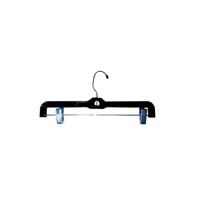 14'' Black Pant Hanger - Chrome Bar & Hook