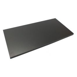 48'' Black Melamine Shelf