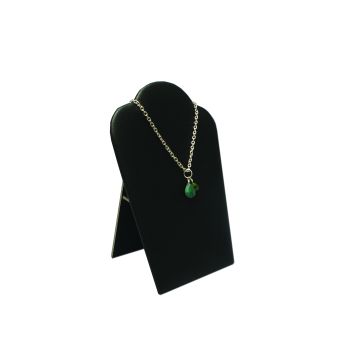 Necklace Display Easel- Black Leatherette