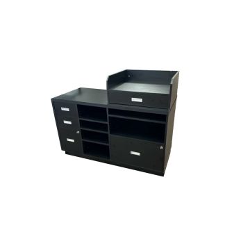  Luxury Combo Register Wrap Counter - Black