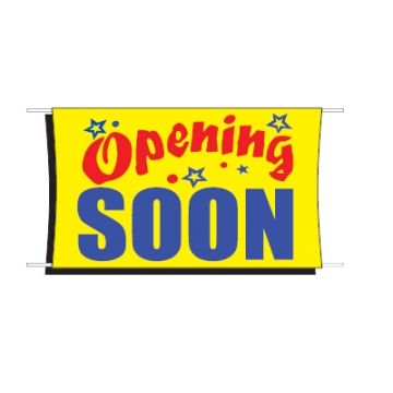 3 X 5 Opening Soon Banner